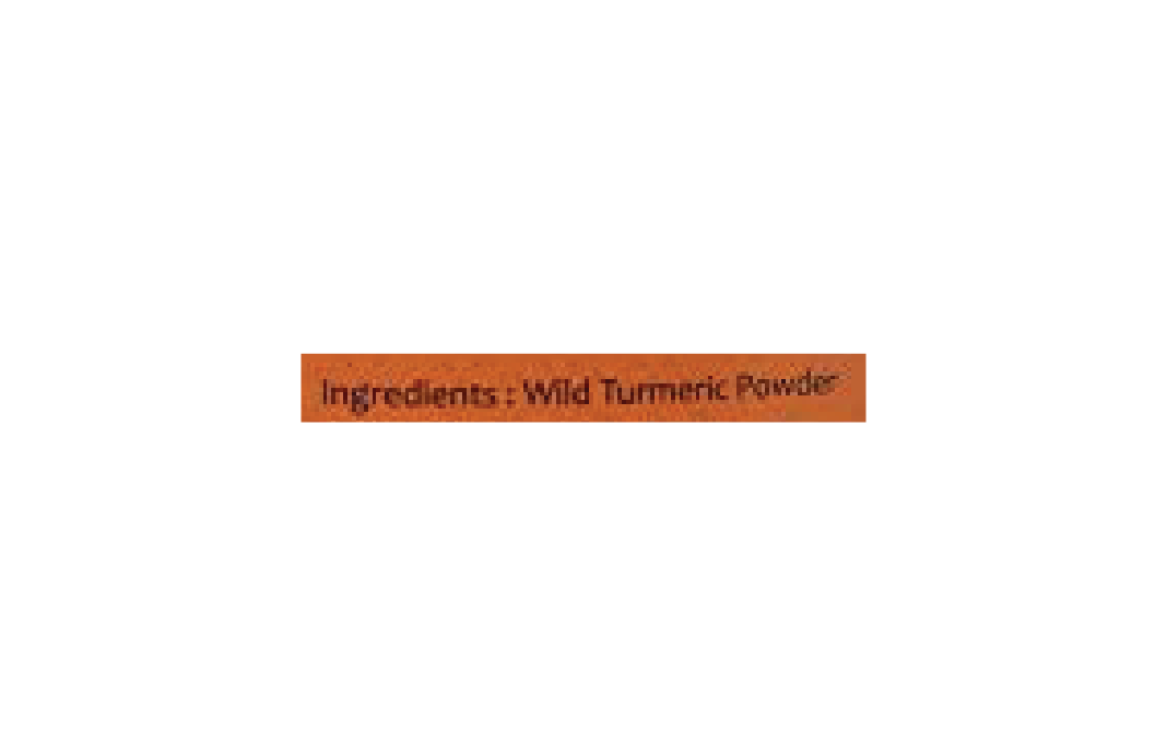 Food Essential Wild Turmeric Powder    Plastic Jar  250 grams